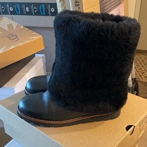 UGG Black Shearling Boots